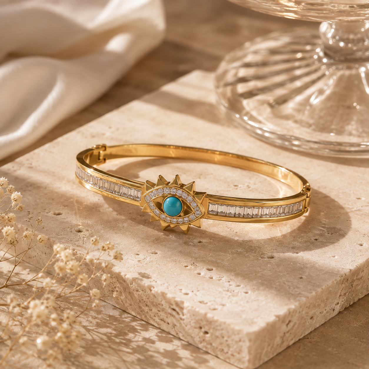 Soleil Turquoise Bangle