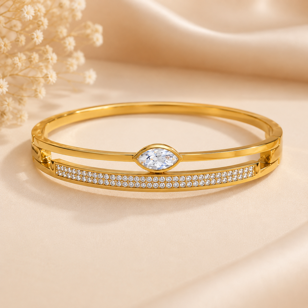 Marquise Duet Bangle