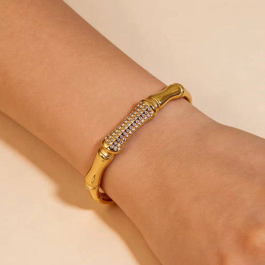 Bambou Pavé Bangle