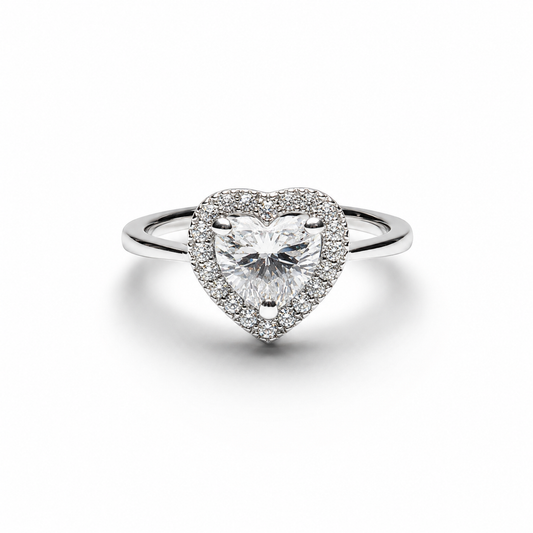 Coeur Halo Ring