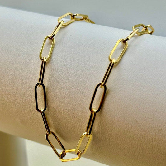 Cadence Paperclip Bracelet