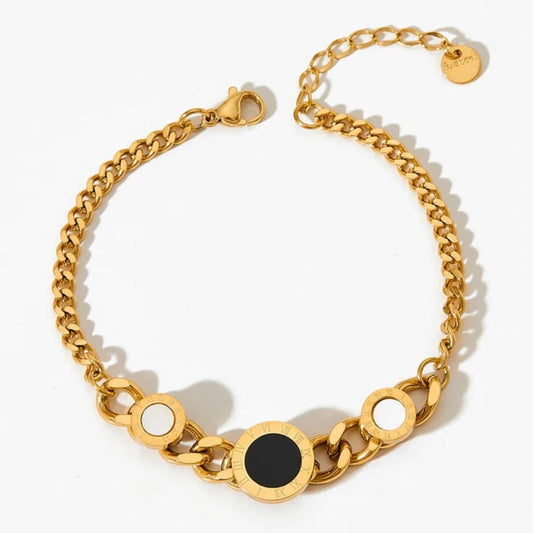 Roman Numeral Chain Bracelet